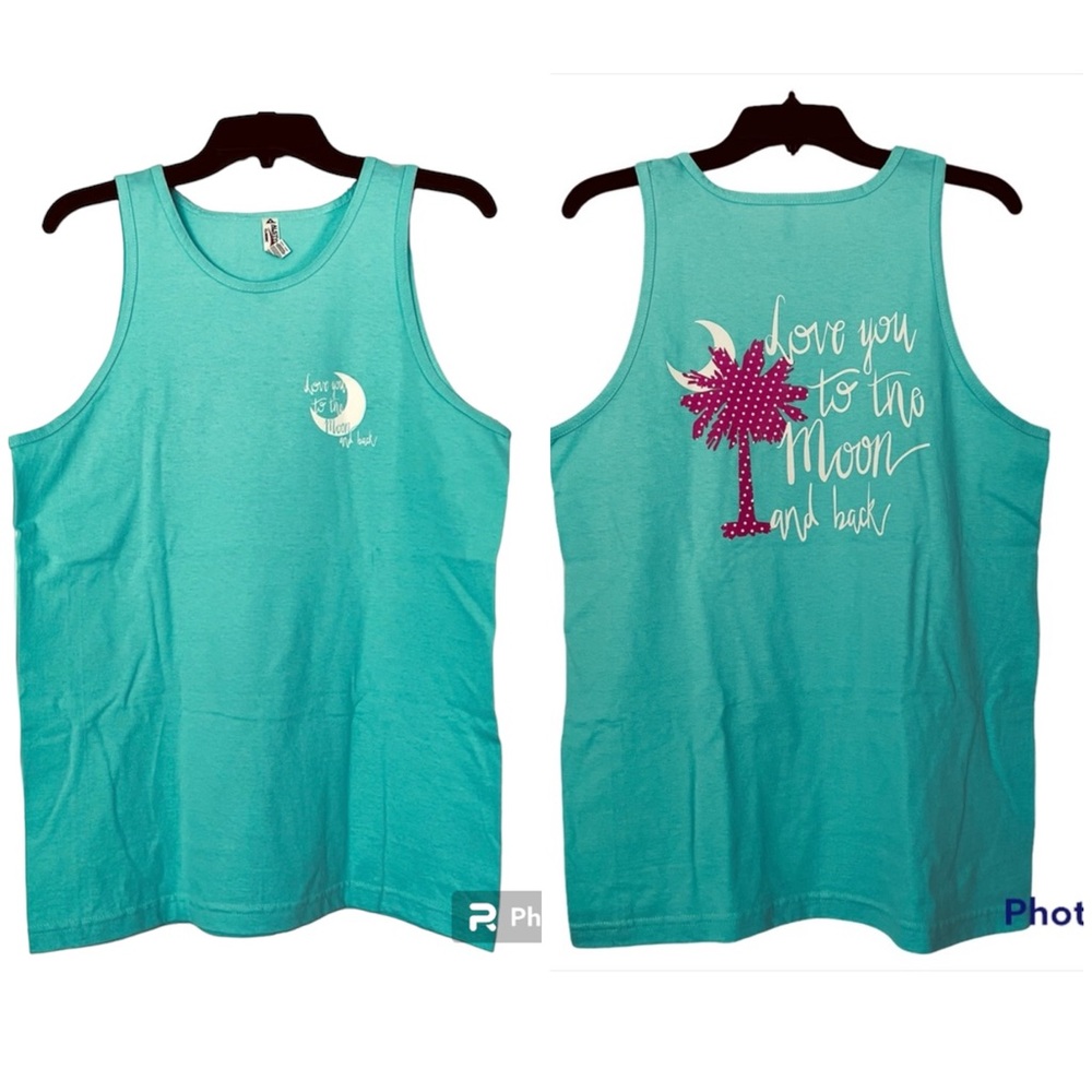 Tank top Love You to the Moon and Back cotton M